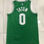 Maillot de Basket #0 Tatum Celtics 75th anniversary authentique Vert